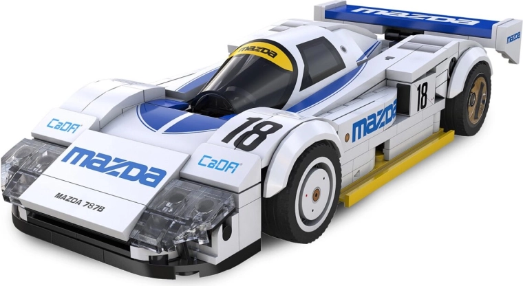 CaDA Mazda 787B set di costruzioni dell'auto da corsa bianca in scala 1:24