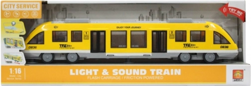 Tram elettrico giallo 1:16