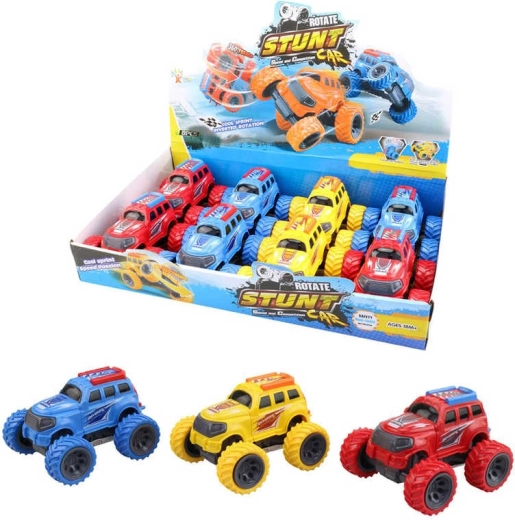 Auto stunt fuoristrada a frizione con ruote grandi 19 cm - 1 pezzo