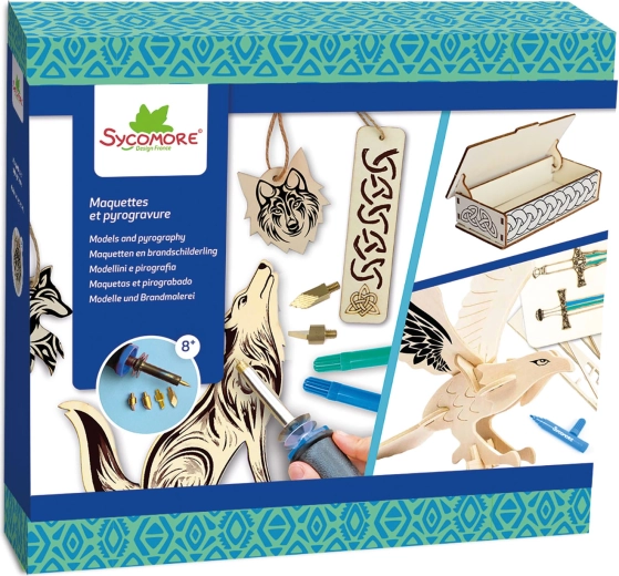 Lovely box – pirografia: ornamenti celtici