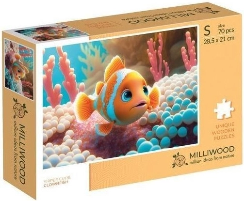 Milliwood Yippee cutie pesce pagliaccio – puzzle in legno