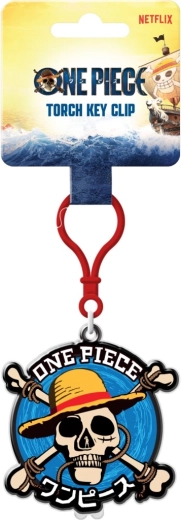 Portachiavi One Piece con torcia Straw Hat Crew Icon