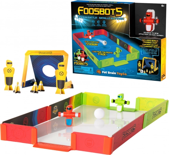 Robo calcio FOOSBOTS STADIUM BATTLE con stadio e set di allenamento
