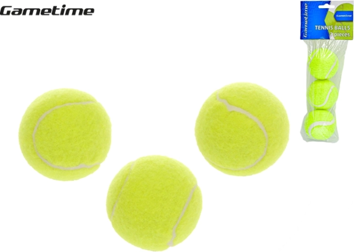 Palline da tennis GAMETIME 6 cm, set da 3 pz