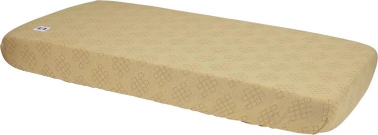 Lodger slumber empire lenzuolo per culla 40 × 80 cm caramel