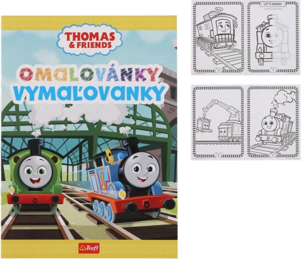 La locomotiva Thomas – libro da colorare