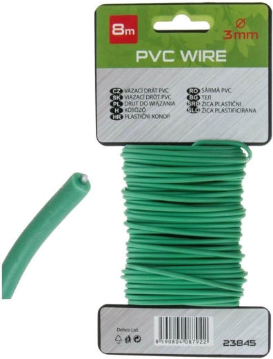 Filo legato gommato 3 mm, 8 m verde