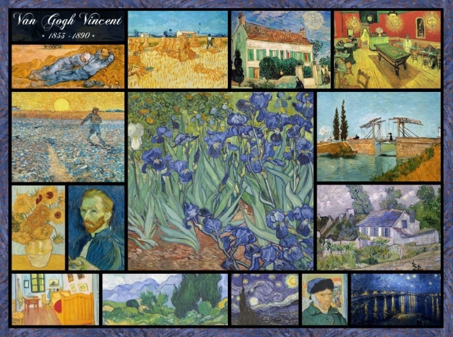 Puzzle collage vincent van gogh 2000 pezzi