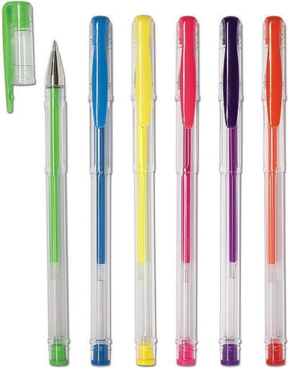 Penna gel set neon 6 pz CONCORDE