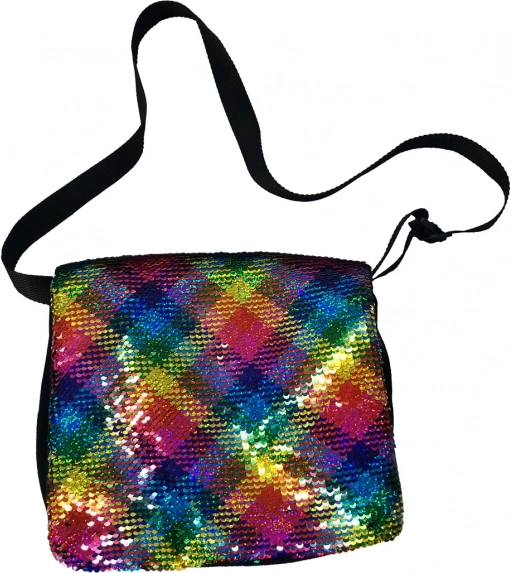 Borsa a tracolla con paillettes