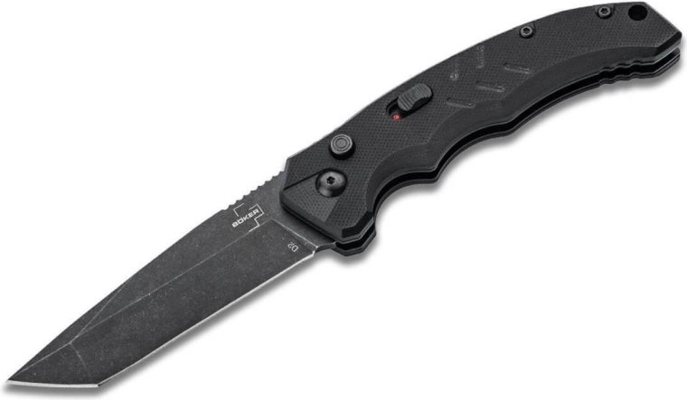 Coltello automatico a serramanico Böker Plus Intention II tanto 7,8 cm