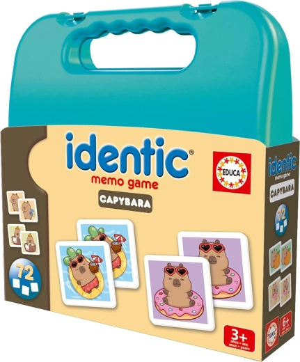 Memory in valigetta Capybara EDUCA (72 carte)
