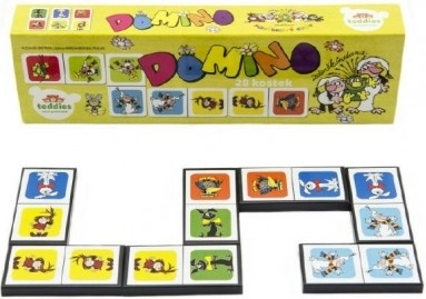 Domino Vieni con noi nella fiaba – gioco da tavolo con 28 tessere
