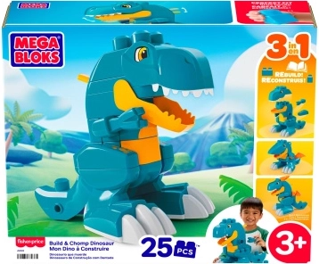 Set di costruzioni Mega Bloks dinosauro 3 in 1