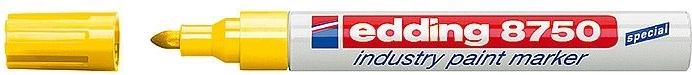 Pennarello industriale a lacca Edding 8750, giallo