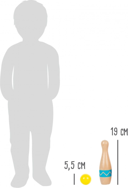 Birilli in legno SMALL FOOT Active – set per bambini