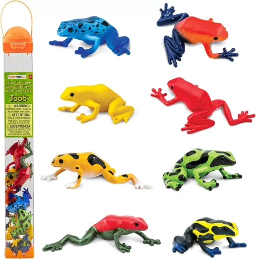Safari Ltd. tubo rane velenose (8 figurine)