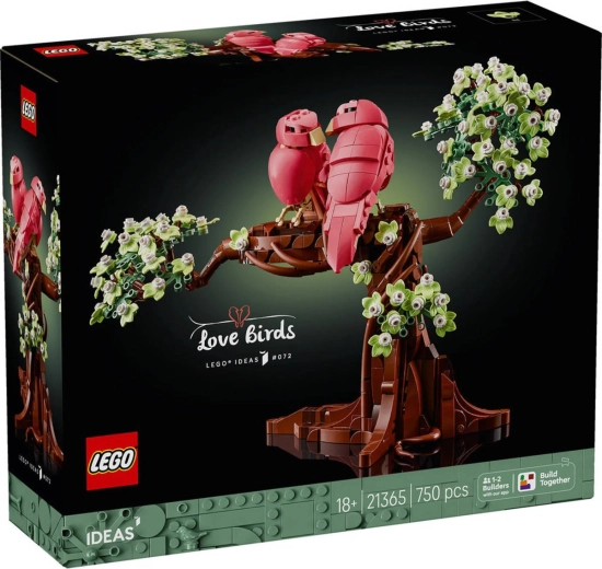 Set di costruzioni LEGO Ideas Uccellini innamorati 21365