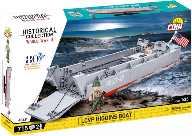 Set di costruzione COBI LCVP Higgins Boat – storico mezzo da sbarco 1:35