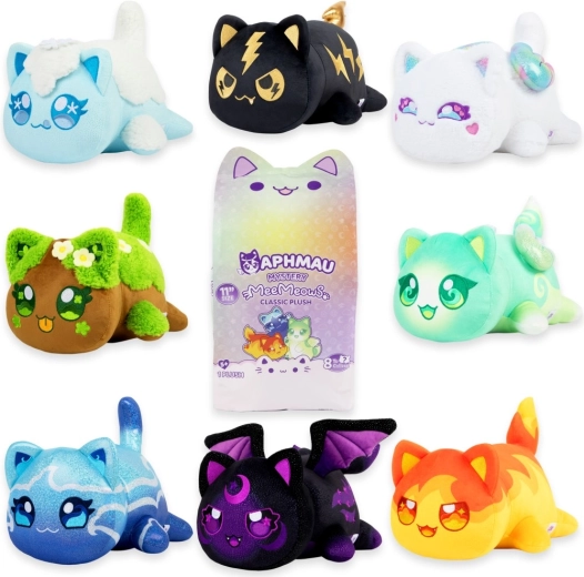 Aphmau Mystery MeeMeows peluche classico a forma di gattino (sorpresa nella confezione)