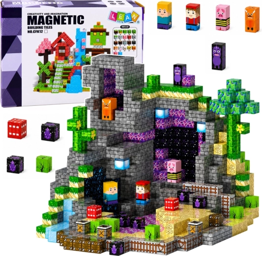 Costruzioni magnetiche pixel – cubi magnetici 100 pezzi
