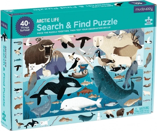 Mudpuppy puzzle Componi e scopri: Vita nell'Artico