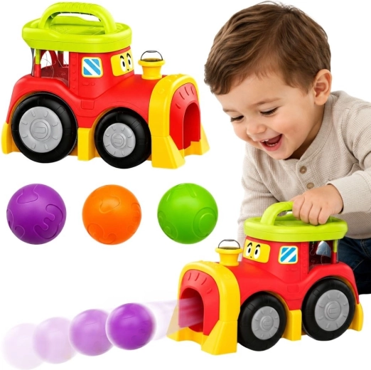Woopie baby trenino interattivo con palline a scatto