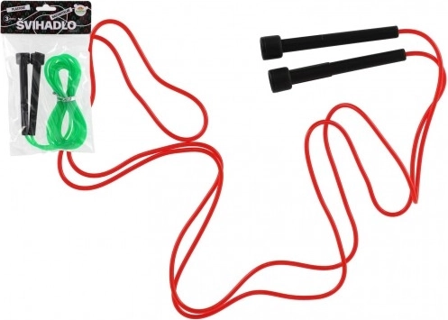 Corda per saltare in plastica 300 cm – corda fitness regolabile per bambini e adulti