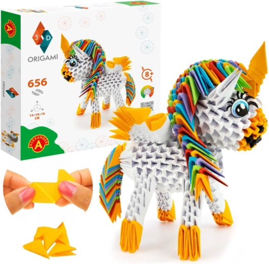ALEXANDER origami 3D – unicorno, 656 pezzi