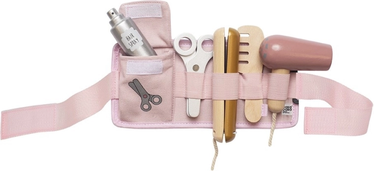 Jabadabado set da parrucchiere con cintura per piccoli stylist