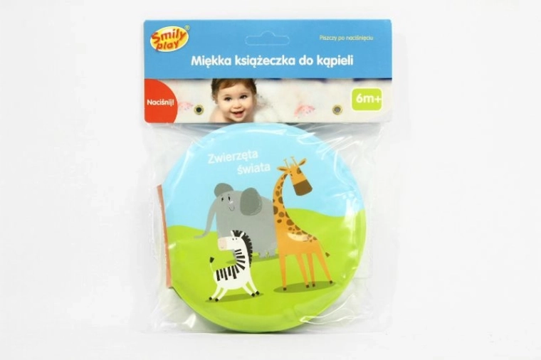 SmilyPlay Animali del mondo libro morbido da bagno