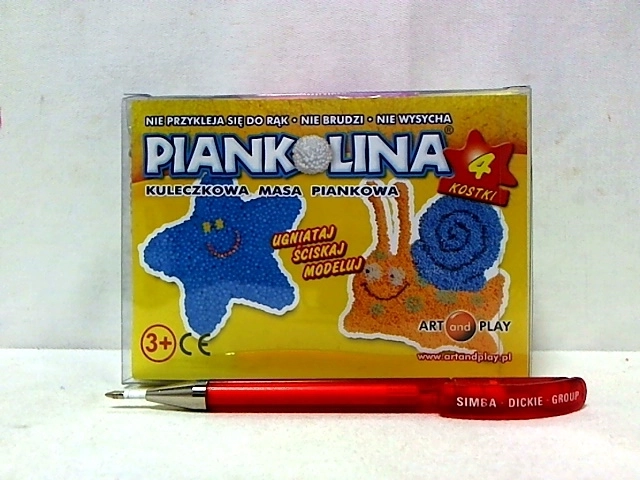 Piankolina gialla pasta modellabile 4 cubetti