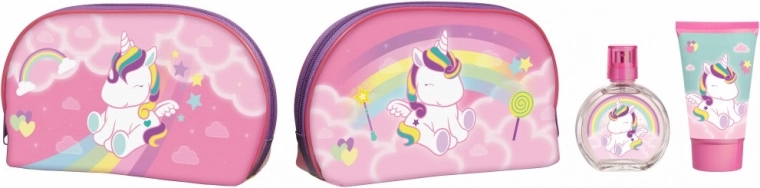 Beauty case Eau My Unicorn con EDT 50 ml e gel doccia 100 ml