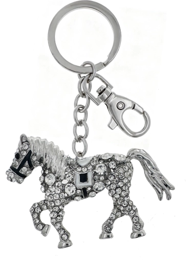 Portachiavi in argento a forma di croce