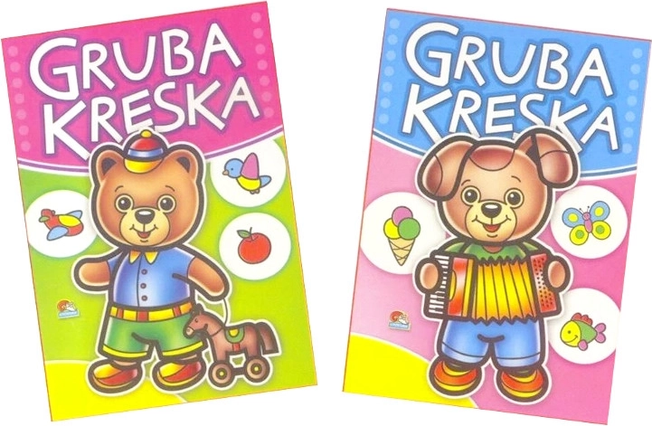 Libro da colorare per i più piccoli – linea spessa