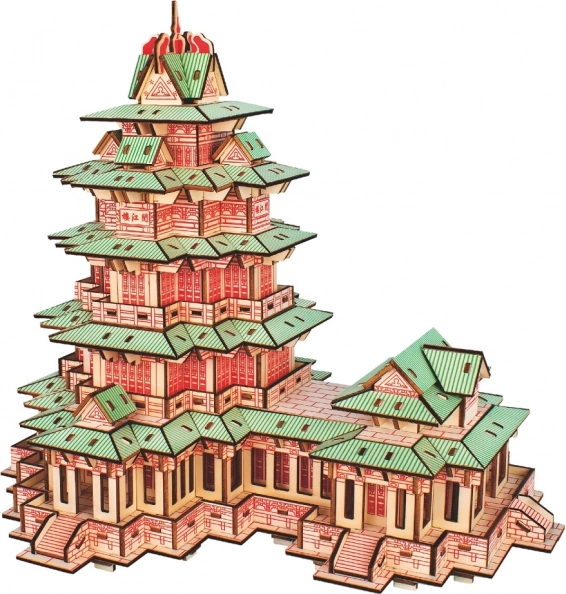 Woodcraft puzzle 3D in legno – torre Yuejiang