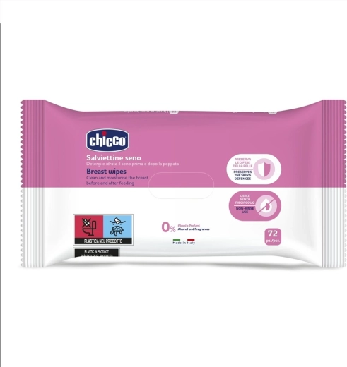 Chicco salviette detergenti per il seno 72 pz
