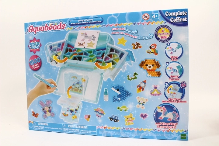 Aquabeads Design Factory set creativo con perline ad acqua