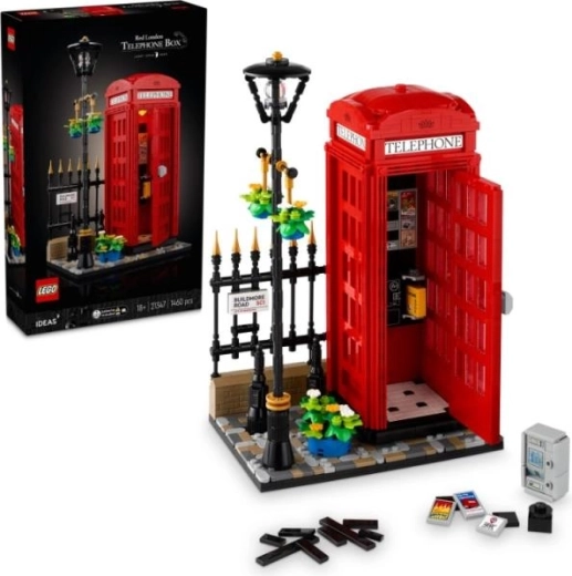 LEGO Ideas cabina telefonica londinese rossa 21347