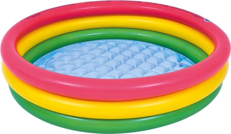 Piscina gonfiabile per bambini 100 cm con fondo morbido
