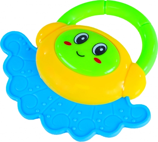 Sonaglio colorato con manico per neonati