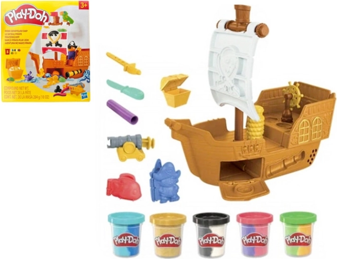 Play-Doh nave pirata – set creativo di pasta modellabile