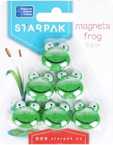 Set di magneti ranocchie 6 pz