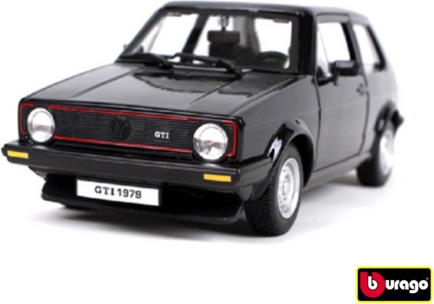 Bburago 1:24 Volkswagen Golf MK1 GTI nero 18-21089