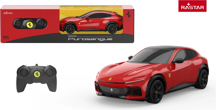 Auto RC Ferrari Purosangue 1:24 rosso Rastar