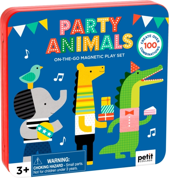 Libro magnetico Festa degli animali PETIT COLLAGE