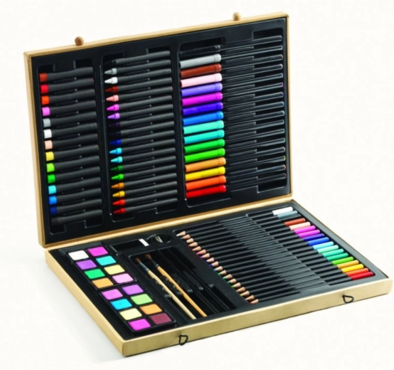 Djeco grande valigetta di materiali per pittura