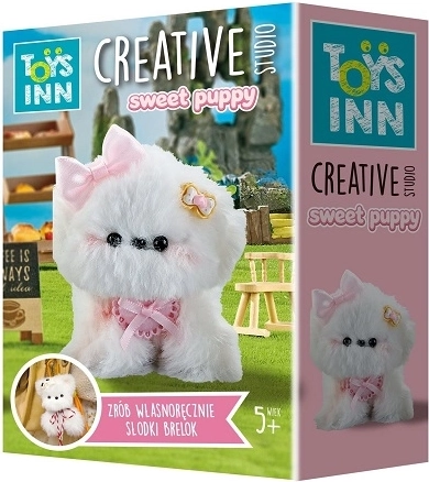 STNUX Sweet puppy cagnolino bianco – kit fai da te per realizzare un ciondolo