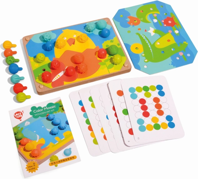 Mosaico e ricamo con pioli