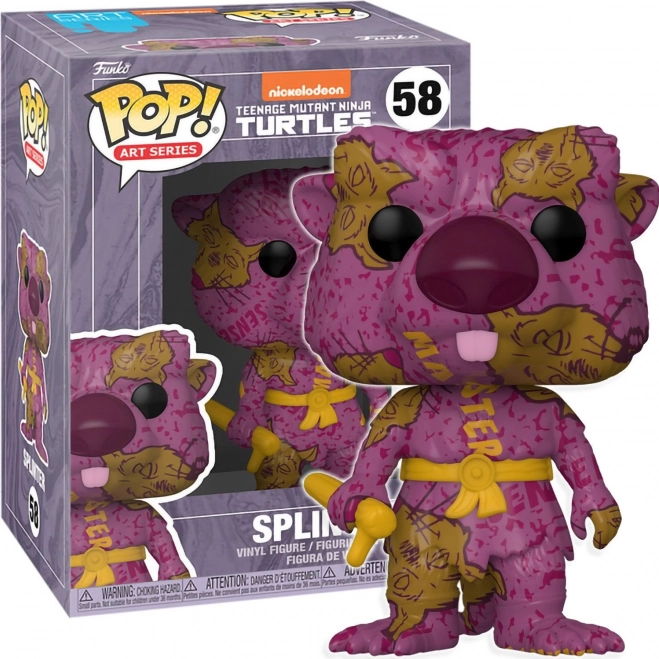 Funko Pop! Art Tartarughe Ninja Splinter Special Edition figura in vinile